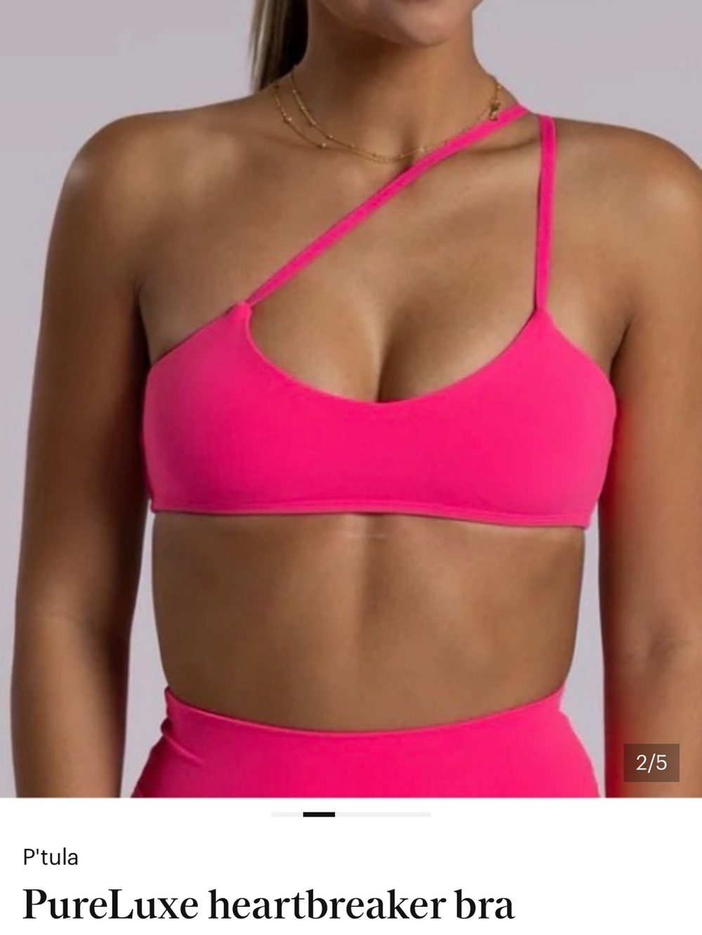 P'tula PureLux Heartbreaker Sports Bra